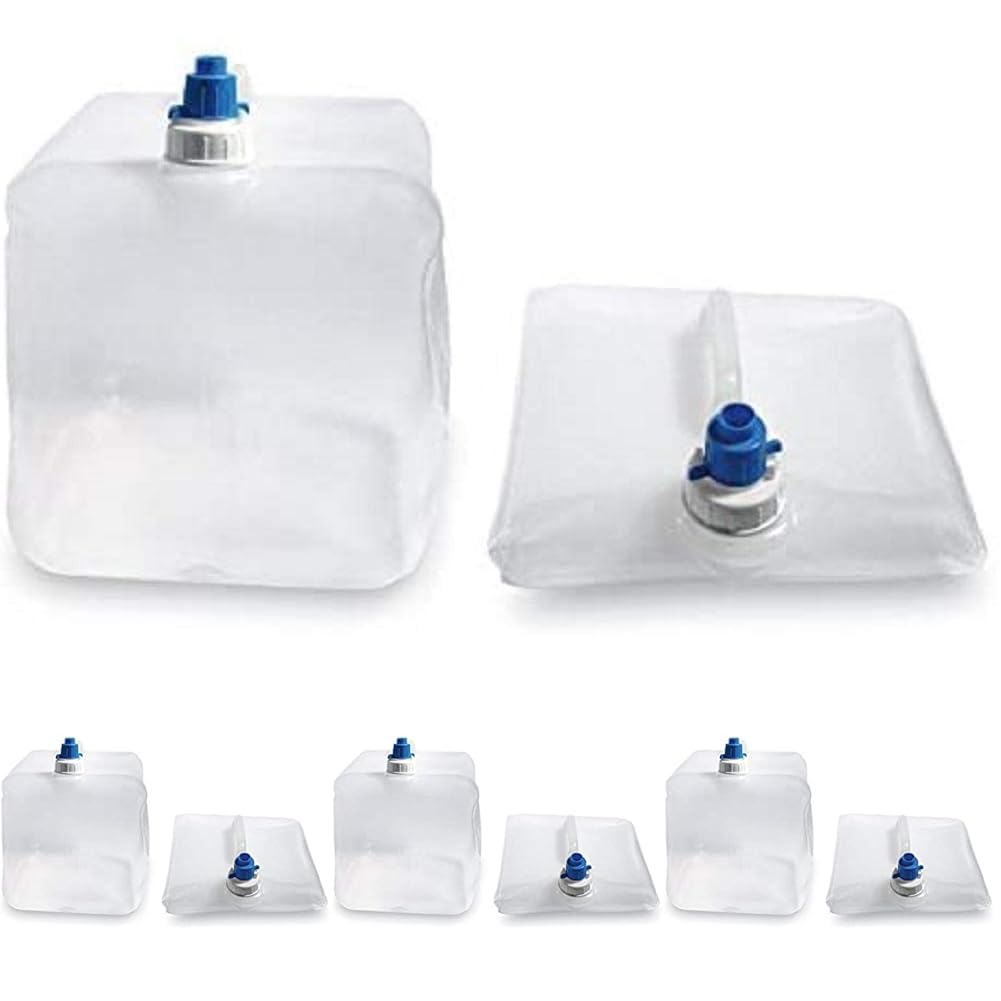 Bidon d'eau pliable 15 l Enders 7599 lot de 4 pour camping