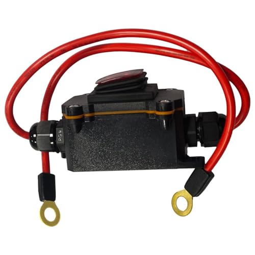 Interruptor de cableado de 12V y 25A DPST IP65 en pack de 3 unidades 3
