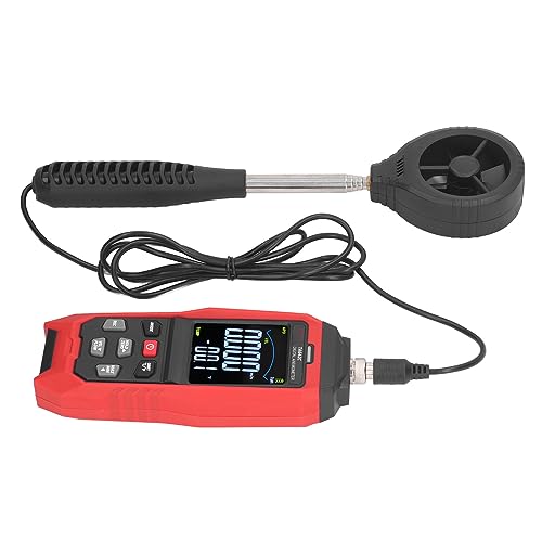 Digitales Anemometer, Tragbares Windgeschwindigkeitsmessgerät mit Datenkabel, Misst die Windgeschwindigkeit, Windströmung, Luftströmung, Tragbarer Geschwindigkeitstester – Bild 4