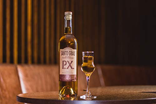 Santo Grau Solera P.X. Cachaça | Reifung im traditionellen Soleira-System | Vollmundiger Geschmack von Wein & Trauben | 1 x 700ml