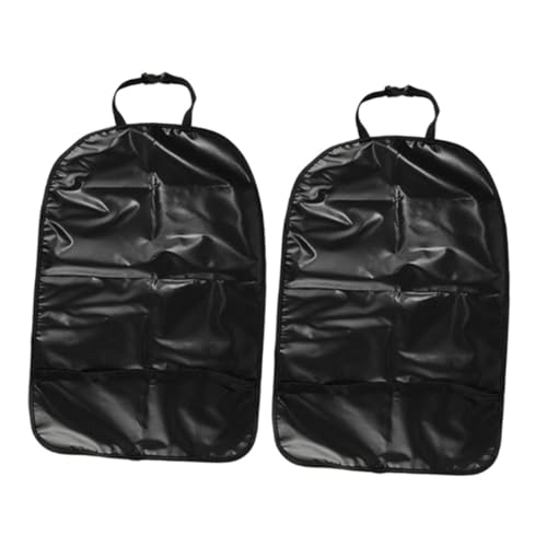 Mikikit 2piezas Protector De Respaldo Para Coche Antipatadas Funda Trasera Accesorio De Protección Oxford Fácil De Limpiar Instalación Rápida Versátil Para Asientos Delanteros y