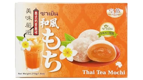 Japanese Mochi Sweet Rice Dessert (1 PACK, THAI TEA MOCHI)