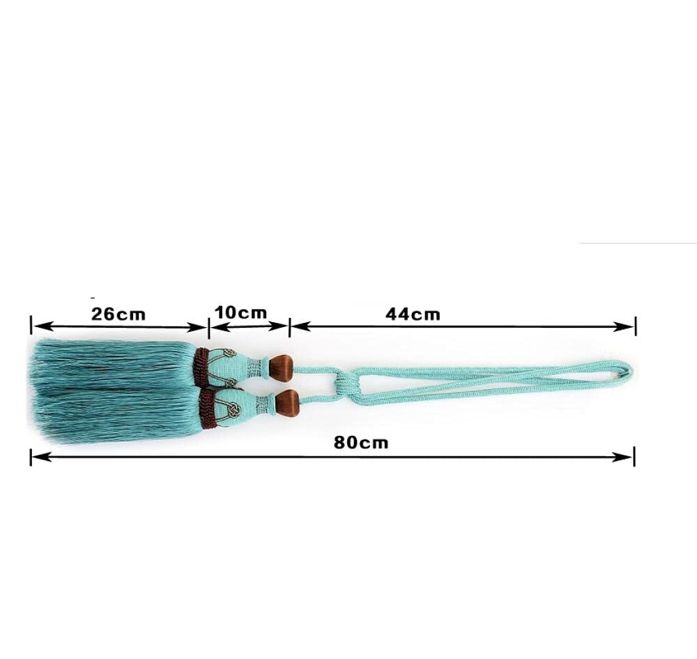 Alzapaños para Cortinas, Clips para Cortinas, Cuerda, Hebilla, Alzapaños para Cortinas, Alzapaños para Cortinas, Estilo Europeo, Doble Bola, para Colgar, Decor,4 Pcs