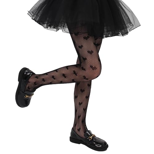 Girls Lace Fishnet Tights Toddler Sheer Patterned Stockings Hollow Dance Pantyhose for Kids Halloween Tights2