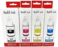 Kit 4 Refil De Tinta Canon Gi-190 G2100 G3100 G3102-345ml