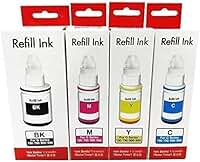 Kit 4 Refil De Tinta Canon Gi-190 G2100 G3100 G3102-345ml