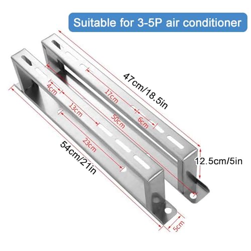 Support de climatiseur au sol 250 kg inox 304 support de charge de 54 cm