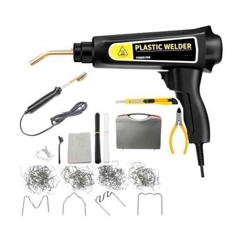 Kit de soldador de plástico de 70 W Grapadora caliente pistola de soldadura para reparación de parachoques
