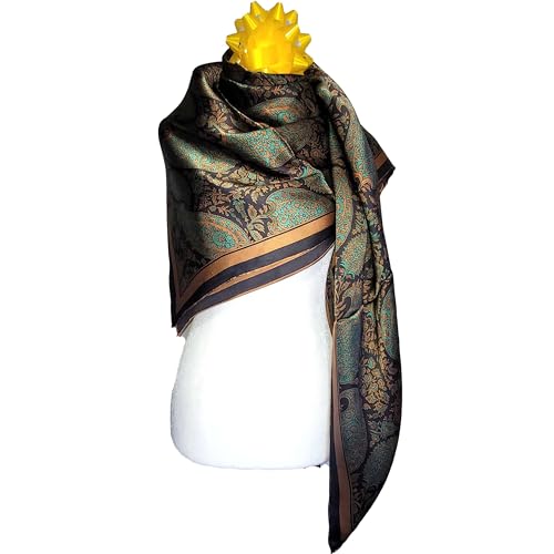 Genuine 100% Mulberry Silk Satin Scarf 53"x53" Super Large Square Shawl Wrap NEW2