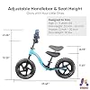 KRIDDO Toddler Balance Bike 2 Year Old, Age 18 Months to 4 Years Old, Early Learning Interactive Push Bicycle with Steady Balancing and Footrest, Gift Bike for 2-5 Boys Girls, Blue #4