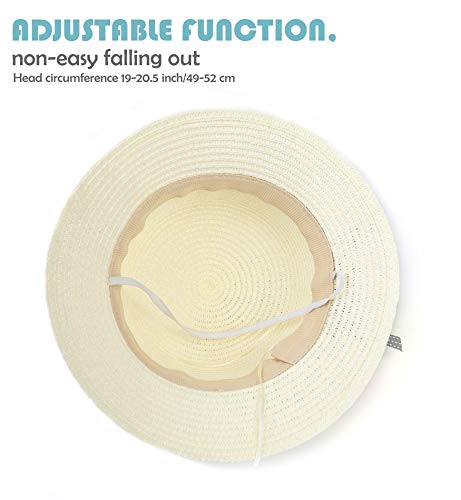 Sumolux Straw Hats Girls Kids Sun Hats Summer Beach Hats Straw Woven Pocket Suit Outdoor Activities #TOP3