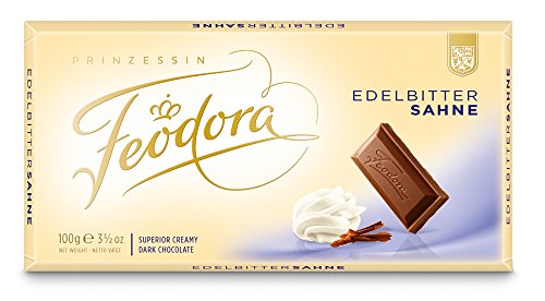 Feodora-Schokolade Feodora Edel-Bitter-Sahne, 5 x 100 g