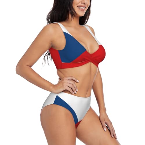 Maillot de bain triangle République tchèque aux finitions soignées - 2