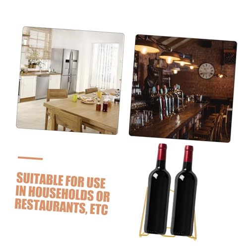 Soporte Moderno de Hierro para Botellas de Vino miniatura 3