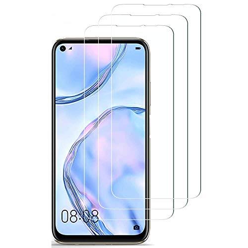 iGlobalmarket [Pack Ahorro - 3 Unidades] Protector de Pantalla Huawei P40 Lite, Vidrio Templado, sin Burbujas, Alta Definicion, 9H Dureza, Resistente a Arañazos Cover