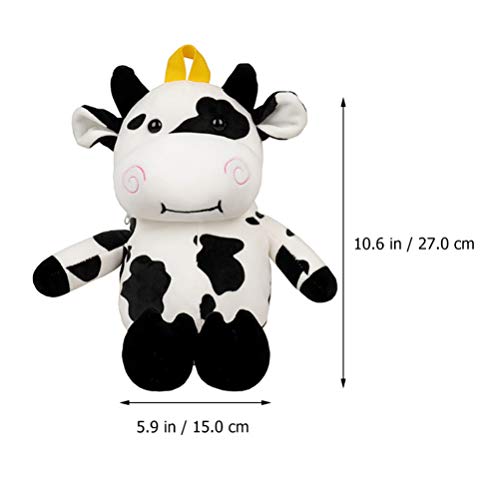 KESYOO Mochila de Vaca de Pelúcia Boneca de Vaca de Pelúcia Pingente de Lembrança de Boi Do Zodíaco