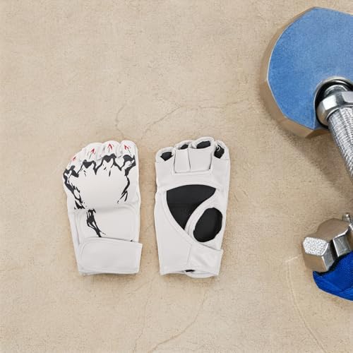 Guantes de boxeo con palma acolchada y correa ajustable unisex 5