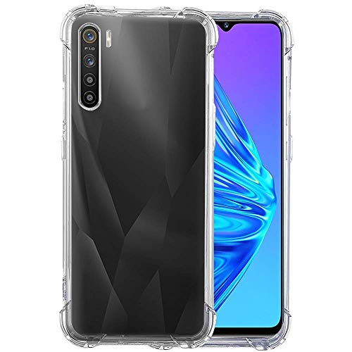 Image of TheGiftKart Crystal Clear Back Cover Case for Oppo F15 | Shockproof Soft TPU Case | Cushioned Edges for Ultimate Protection Back Cover Case for Oppo F15 (TPU, Transparent)