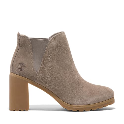 Timberland Timberland Women's Allington Mid Chelsea Boot, Taupe Suede, 9 Medium