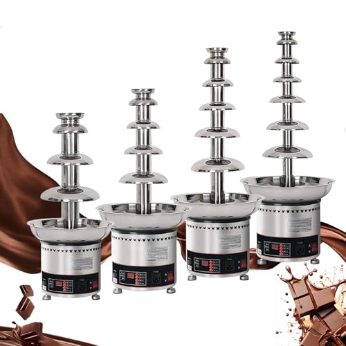 Fuente de Chocolate Eléctrica 5 Capas Acero Inoxidable miniatura 1