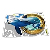 Décalcomanies murales océan - particulièrement pratiques pour les chambres d'enfants, les salles de jeux pour enfants, les crèches et plus .