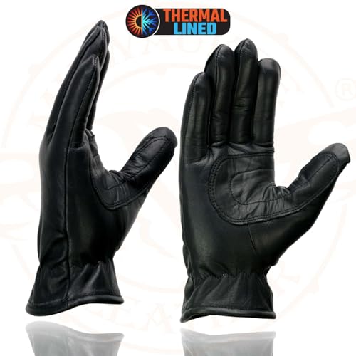 Image of Milwaukee Leather Women's Leather Lightweight Motorcycle Lined Driving Hand Gloves - X-Small