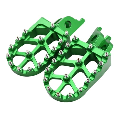 Repose-pieds moto vert pour CR125 CR250 et CRF 450X 250R 2002-2021