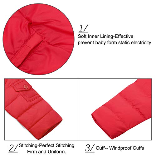 Zoerea Neonato Pagliaccetto Invernale Ragazza