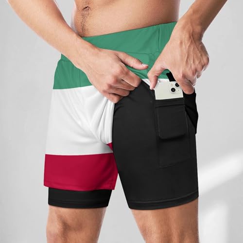 Luxembourg Flag Men's Summer Casual Shorts Holiday Beach Shorts Relaxed Fit for Men Swimming Trunks2