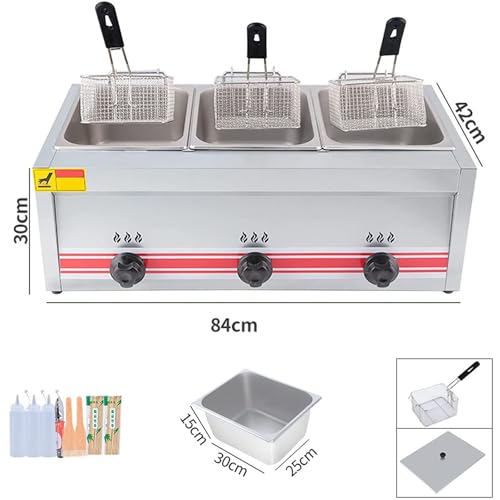 Friteuse à graisse réglable avec paniers pour usage domestique et commercial