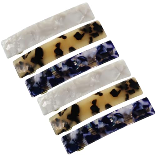 Barrettes à ressort métal pour discipliner les cheveux épais sans douleur lot de 6
