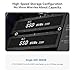 Beelink EQi12 Mini PC Intel i5 12450H(8C/12T,up to 4.4GHZ),24GB LPDDR5 5200MHz 500GB PCle4.0 SSD Mini Computer Supports 4K Dual Screen Display/WiFi6/BT5.2/Dual Gigabit LAN Support Win 11 Pro