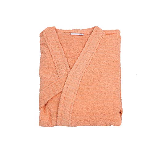 ROUPÃO ATOALHADO ADULTO PREMIUM 100% ALG. SALMON Tam. G