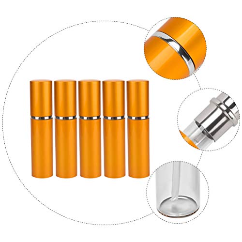 ARTIBETTER 5 Unidades de Viagem Mini Frasco Atomizador de Perfume Recarregável Pulverizador Portátil