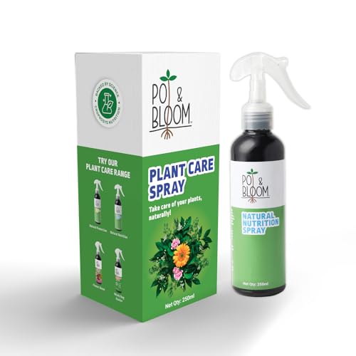 Natural Nutrition Spray 250ml | Plant Liquid Fertilizer Spray | Fungus Killer For Plants | Plant Pot Flowering | Growth Booster WIth Micro Nutrients For Home Garden
