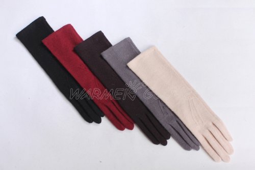 WARMEN Women's Stretch Knit Knitted Winter Warmer Long Wool Gloves Christmas Gift 5 Color