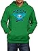 Produktbild Shirt Happenz Panthers Any Given Sunday American Football Super Bowl Premium Hoodie Herren Kapuzenpullover, Größe:XXL, Farbe:Hellgrün
