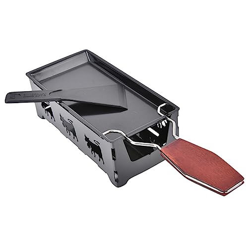 NAMOARLY 1 Juego plancha de queso Horneando sartenes cacerola parrilla bandeja set cocina set de cocina rejilla barbacoa faqueiro plato para freír a la plancha mini crisol de queso planchar