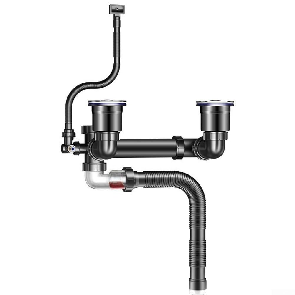 Kit tubo di scarico cucina 110 mm design salvaspazio (slot singolo 110)