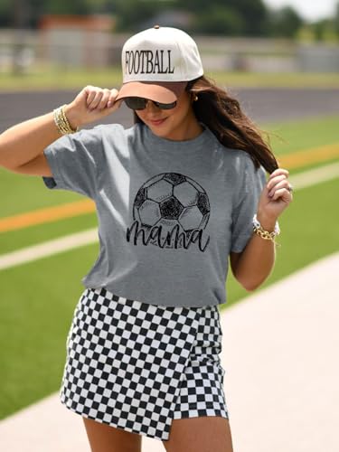 Image of Mama Shirts for Womens Sport Mom Tshirt Ball Mom Gift Tops | Game Day,Campus Activities,Breathable Strenchy,Comfort Material,Short Sleeve