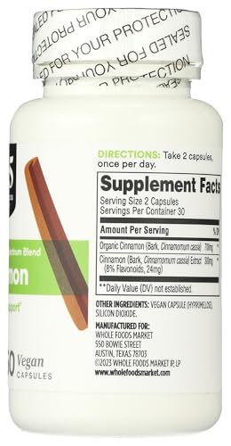 365 by Whole Foods Market, Cinnamon, 60 Count - image 4