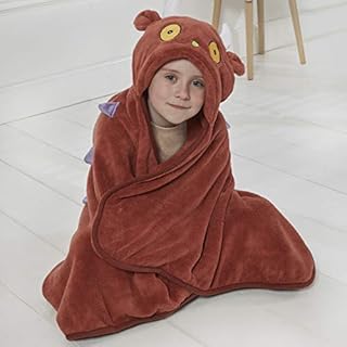 Coco Moon Gruffalo Kids Hooded Bath Beach and Swimming Towel Super Soft For Girls And Boys