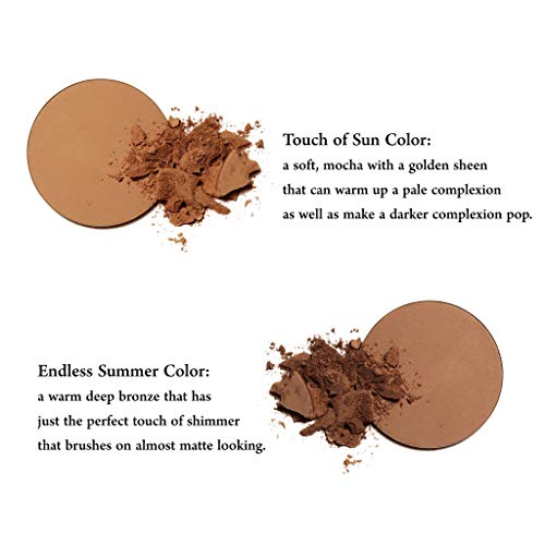 Mom's Secret 100% Natural Matte Bronzer Makeup, Organic, Vegan, Cruelty Free, Made In The Usa, 0.42 Oz. (Touch Of Sun) #TOP2