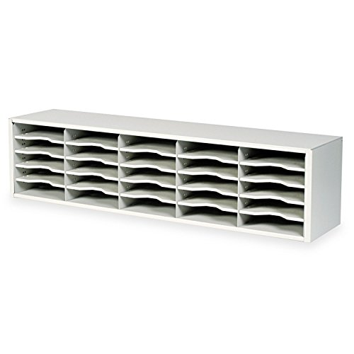 Safco Products E-Z Sort Sorter Module 7751GR, Gray Powder Coat Finsih, Heavy Gauge Steel Construction, Eco-Friendly