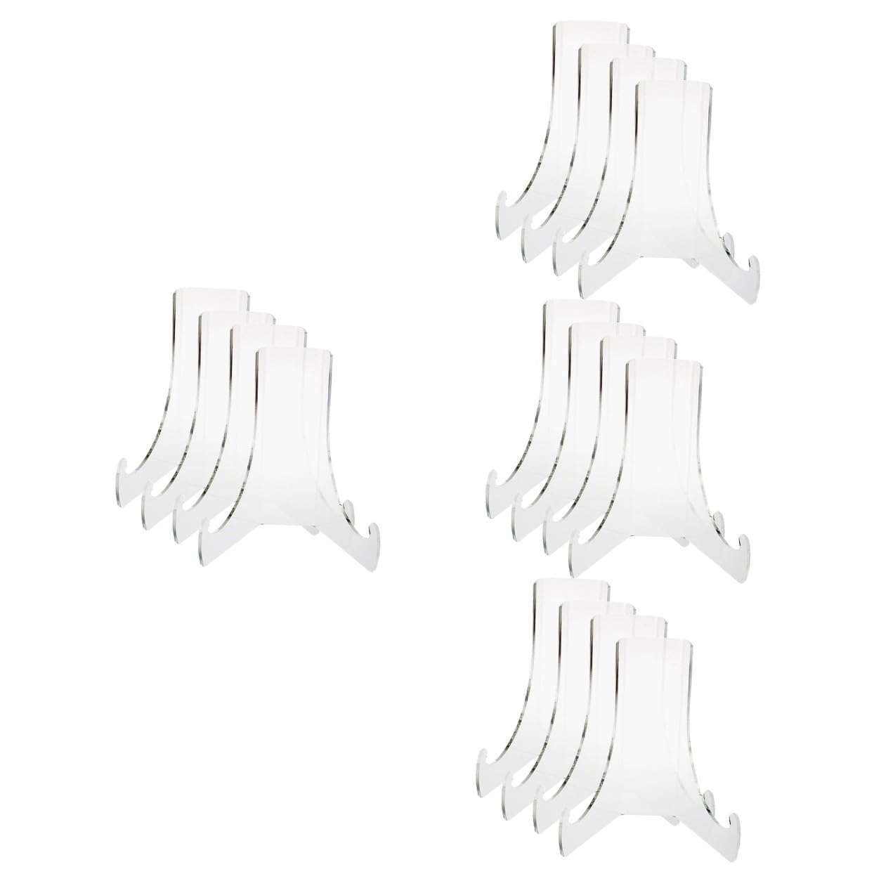 Cabilock 4 Set di Espositori per Biglietti da Visita Supporti per Foto Piatti Opere Darte Cavalletti per Decorazioni per Casa E Ufficio 4 Pezzi*4