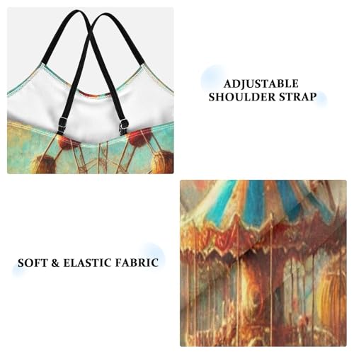 Park Horses Colorful Swimsuit for Girls Bathing Suit Summer Beach One Piece Swimsuits Swimwear3