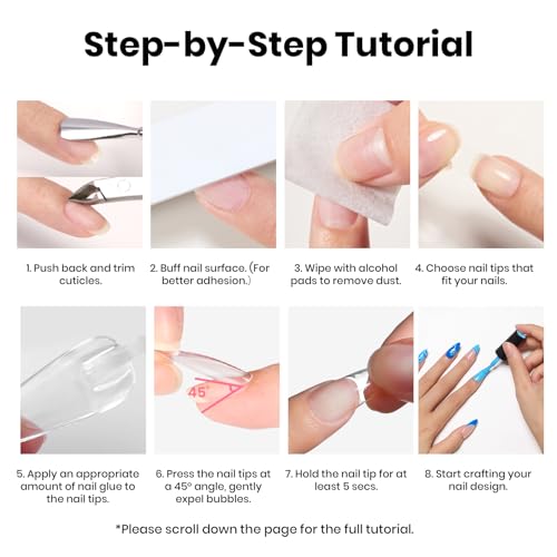Beetles Super Strong Nail Glue for Press On Nails 10ML Brush On Glue for Nail Tips Acrylic & Fake Nails Long-Lasting & Durable - Image 6