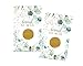 Gold and Greenery Scratch Off Cards (30 Pack) Rustic Bridal Shower Games â€“ Girls Baby Shower Raffle Tickets for Drawings - Reveal to Win Prizes for Events - Elegant Succulent Wedding Favors