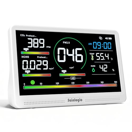Sainlogic 16 in 1 Professional Air Quality Monitor...