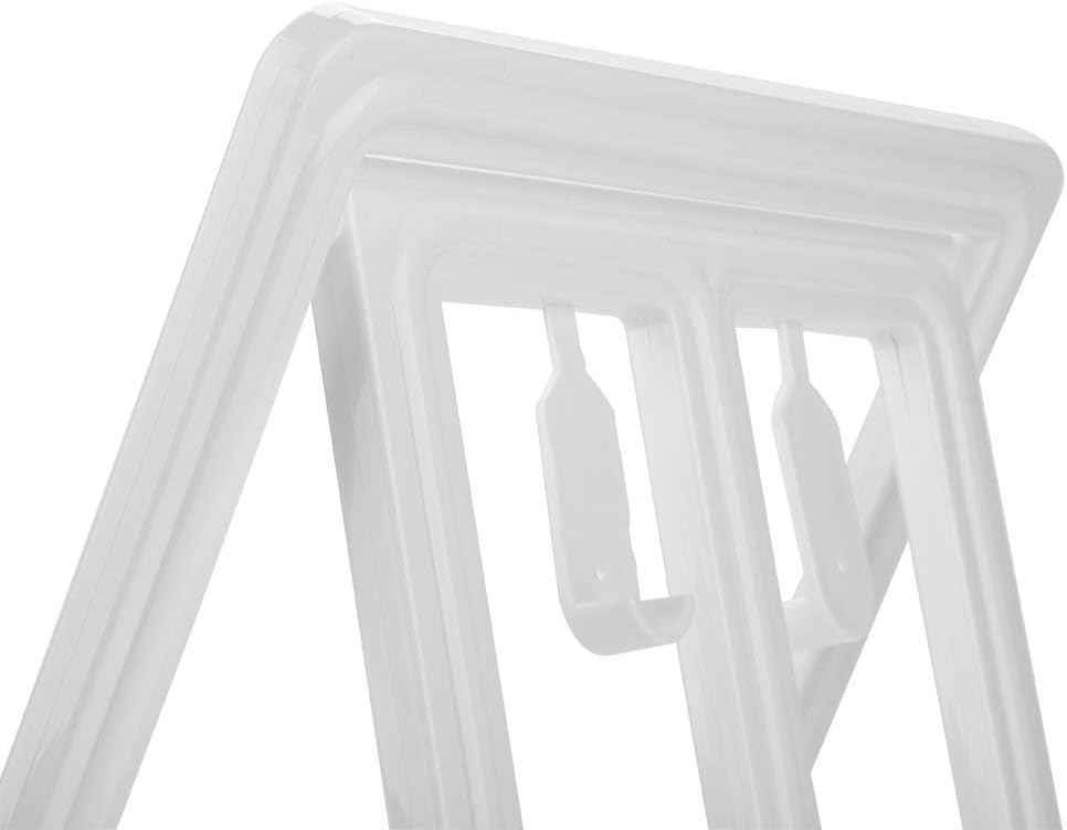 3rd Gen Screen Pet Door with Magnetic Lock, Adjustable Plastic Pet Gate for Windows and Screens, One Way Access Control for Cats and Small Dogs, Easy DIY Installation (White)